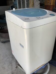 新見市で洗濯機の引き取りから処分までさせて頂きました。
