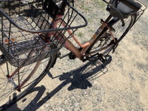 倉敷市酒津で処分した自転車