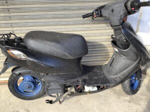 浅口郡里庄町でバイクの引き取りから処分までさせて頂きました。