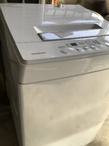 小田郡矢掛町で洗濯機の回収から処分までさせて頂きました。