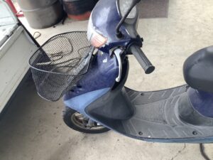 都窪郡早島町でバイクの回収から処分までさせて頂きました。