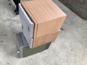 井原市西江原町で処分したミニコンポ