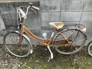 岡山市東区で処分した自転車