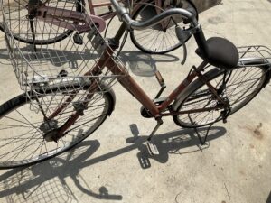 高梁市大工町で自転車の引き取りから処分までさせて頂きました。