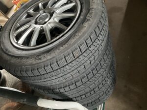 倉敷市水島で処分したタイヤ