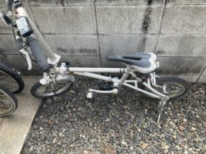 都窪郡早島町で自転車の回収から処分までさせて頂きました。