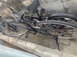 都窪郡早島町で自転車の引き取りから処分までさせて頂きました。
