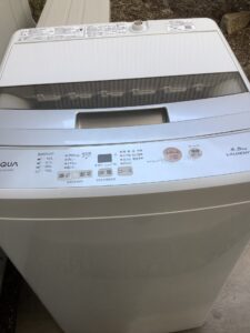 玉野市玉で洗濯機の回収から処分までさせて頂きました。