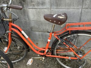 浅口郡里庄町で自転車の引き取りから処分までさせて頂きました。