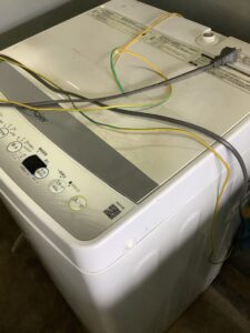 小田郡矢掛町で洗濯機の引き取りから処分までさせて頂きました。