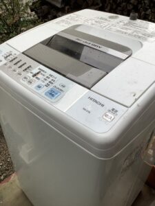 倉敷市茶屋町で洗濯機の回収から処分までさせて頂きました。