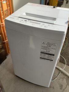倉敷市阿知で洗濯機の引き取りから処分までさせて頂きました。