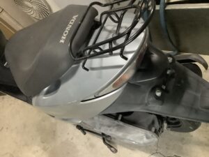 岡山市北区でバイクの回収から処分までさせて頂きました。