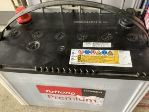 岡山市北区でバッテリーの引き取りから処分までさせて頂きました。