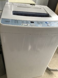 赤磐市で洗濯機の引き取りから処分までさせて頂きました。