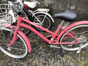 倉敷市児島で処分した自転車