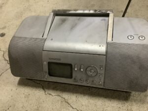 浅口郡里庄町で処分したラジカセ