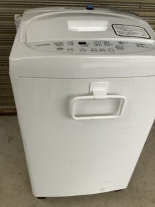 倉敷市茶屋町で洗濯機の引き取りから処分までさせて頂きました。