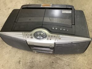 笠岡市三番町で処分したラジカセ