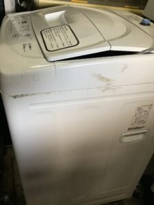 備前市日生町で洗濯機の引き取りから処分までさせて頂きました。