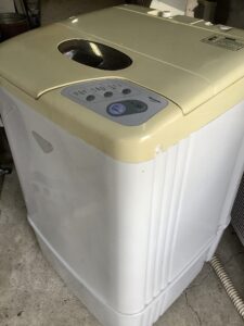 総社市真壁で洗濯機の引き取りから処分までさせて頂きました。