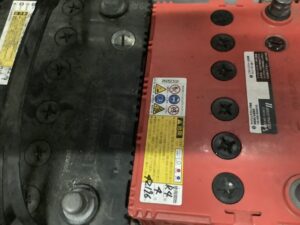 岡山市南区でバッテリーの引き取りから処分までさせて頂きました。