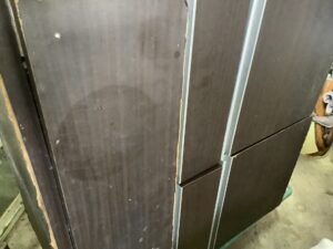 玉野市玉で冷蔵庫の回収から処分までさせて頂きました。