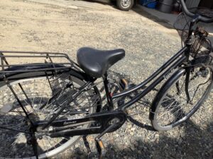 岡山市北区で自転車の回収から処分までさせて頂きました。