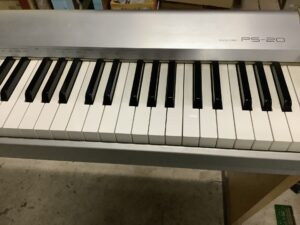 美作市楢原中で処分した電子ピアノ