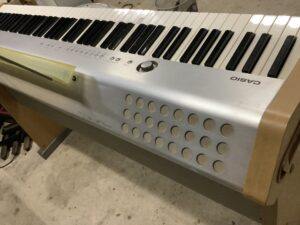 美作市楢原中で処分した電子ピアノ