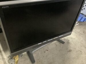 倉敷市中島でテレビの引き取りから処分までさせて頂きました。
