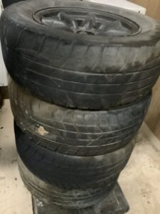 倉敷市中庄で処分したタイヤ