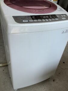 倉敷市児島で洗濯機の引き取りから処分までさせて頂きました。