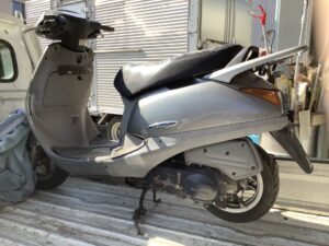 浅口郡里庄町でバイクの回収から処分までさせて頂きました。
