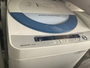 倉敷市西阿知で洗濯機の引き取りから処分までさせて頂きました。