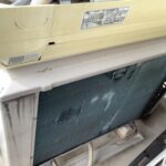 岡山市南区下中野でエアコン無料回収をさせて頂きました。