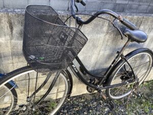 岡山市北区で自転車の引き取りから処分までさせて頂きました。