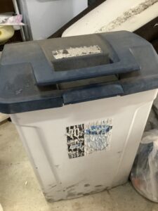 倉敷市宮前でバッテリーの回収から処分までさせて頂きました。