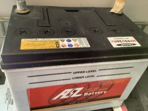 倉敷市宮前でバッテリーの引き取りから処分までさせて頂きました。