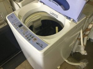 赤磐市で洗濯機の引き取りから処分までさせて頂きました。