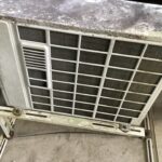 岡山市中区兼基でエアコン取り外しから処分までさせて頂きました。
