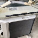 岡山市中区乙多見でエアコン取り外しから処分までさせて頂きました。