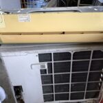 岡山市北区青江でエアコン取り外しから処分までさせて頂きました。
