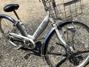 倉敷市玉島で自転車の回収から処分までさせて頂きました。