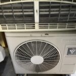 岡山市東区君津でエアコン取り外しから処分までさせて頂きました。