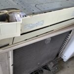 岡山市南区当新田でエアコン取り外しから処分までさせて頂きました。