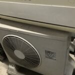 岡山市北区津島でエアコン取り外しから処分までさせて頂きました。