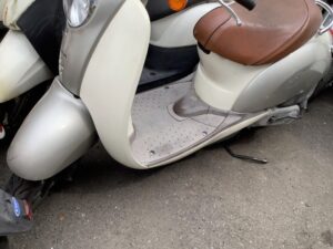 倉敷市中庄で処分したバイク