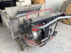 真庭市勝山で処分した農機具