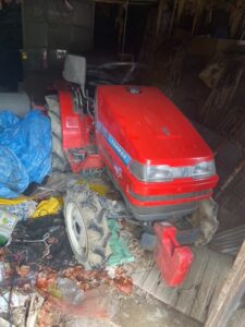 美作市林野で処分した農機具